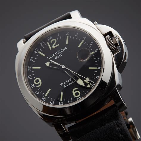 panerai luminor brown dial|officine panerai luminor gmt automatic.